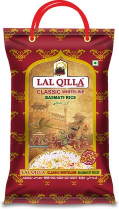 LAL QILLA WHITELINE CLASSIC 10KG (PACK OF 2) Basmati Rice (Long Grain, Polished)