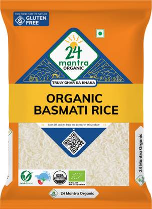 24 mantra ORGANIC Basmati Rice (Medium Grain)