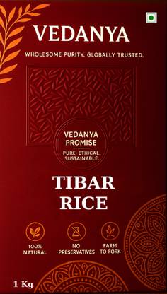 Vedanya Tibar Basmati Rice – Aromatic & Flavourful | Tasty, Light & Easy to Cook Basmati Rice (Long Grain)