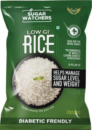 SUGAR WATCHERS Low GI , Diabetic Friendly White ; US FDA Registered Raw Rice (Medium Grain, Raw)