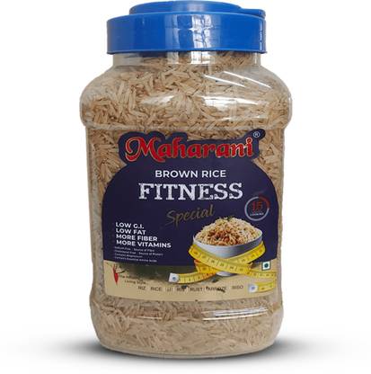 Maharani Brown Brown Basmati Rice (Medium Grain, Raw)