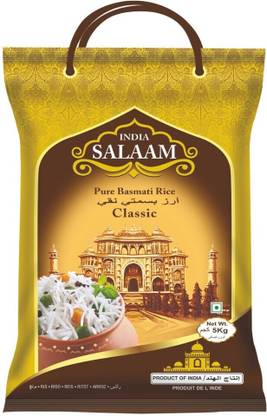India Salaam Classic_5 K.G Basmati Rice (Long Grain, Steam)