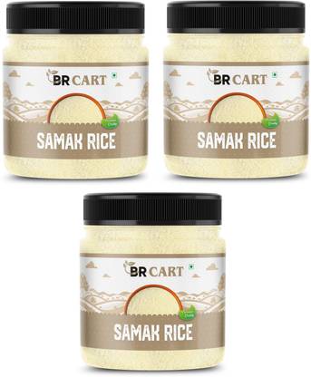 BR CART Pack of 3 Samak Chawal | Sama Rice | Bhagar for Vrat | Barnyard Millet | Vari Rice (Mini Broken Grain, Raw)