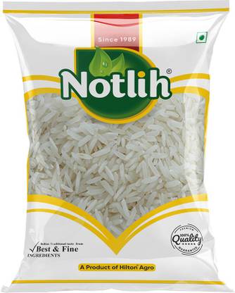 Notlih Long Grain Basmati Rice 2kg 1000gmx2 Basmati Rice (Long Grain, Steam)
