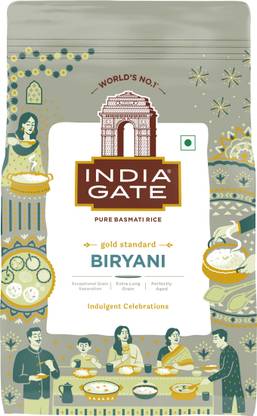 INDIA GATE Gold Standard Biryani Pure Basmati Rice Basmati Rice