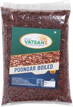 VATSAN Poongar|Traditional Red|Red Everyday Rice Brown Boiled Rice (Medium Grain)