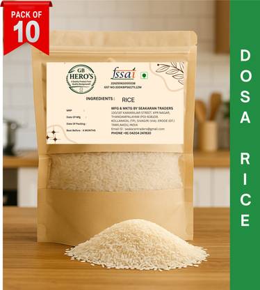 SEAKARAN TRADERS GBHERO'S DOSA RICE 10 KG Dosa Rice (Mini Broken Grain, Raw)