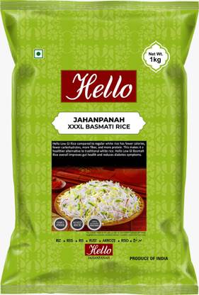 HELLO JAHAPANHA-1KG Basmati Rice (Full Grain, Polished)
