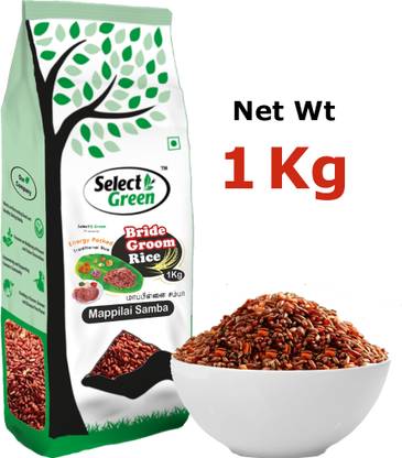 Select Green - Bridegroom Rice - Red Mapillai Samba Rice (Full Grain, Parboiled)