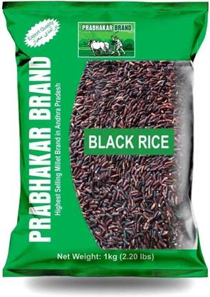 Prabhakar Brand Black Rice  Black Everyday Rice (Medium Grain, Unpolished)