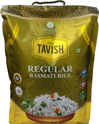 Tavish Regular Basmati Rice 5kg Basmati Rice (Long Grain, Steam)