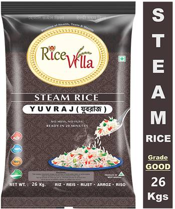 Rice Villa YUVRAJ Sona Masoori Rice (Small Grain, Raw)