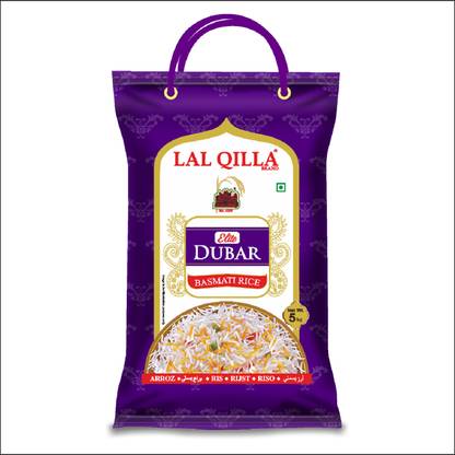 LAL QILLA ELITE DOBAR BASMATI RICE 5KG Basmati Rice (Medium Grain, Raw)