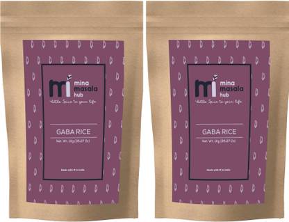 Mina Masala Hub GABA Rice / Germinated Brown Rice Brown Raw Rice (Medium Grain, Unpolished)
