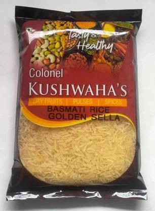 Colonel KUSHWAHA'S Basmati Golden Sella Rice Yellow Basmati Rice (Long Grain, Raw)