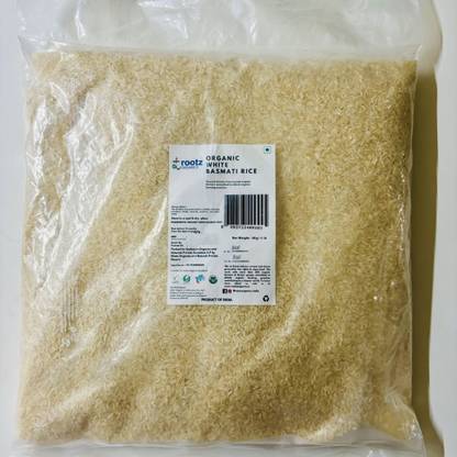 rootz Organics Organic Basmati Rice Basmati Rice (Long Grain, Unpolished)