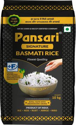 Pansari Signature Basmati Rice - Premium Quality, Royal Taste with Mesmerizing Aroma Basmati Rice (Full Grain)
