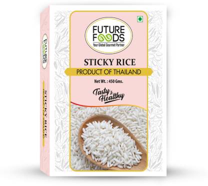 Future Foods Sticky Rice, Glutinous Rice, Mango Rice, pack of 1 - 450 grams Raw Rice (Full Grain, Raw)