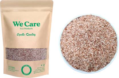 We Care Eco Products UnakalariRawRice|RedRiceWithFibre|UnakkariForKeralaSweetDessertKheerAriPayasam Brown Raw Rice (Long Grain, Boiled)