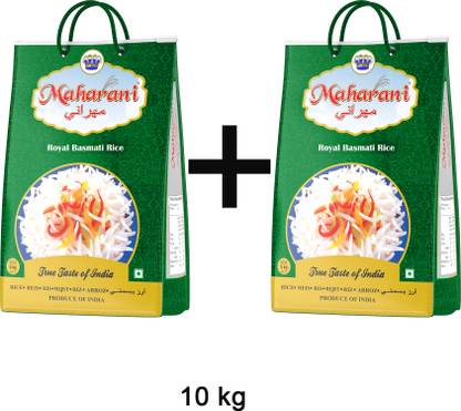 Maharani Royal Basmati Rice, (10 Kg.) Basmati Rice (Full Grain, Parboiled)