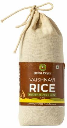 Apka kisan Vaishnavi Raw Rice (Medium Grain, Unpolished)