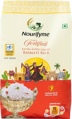 NOURIFYME SmartGrain Basmati, EXTRA LONG, HEALTHY AND TASTY Basmati Rice (Long Grain)