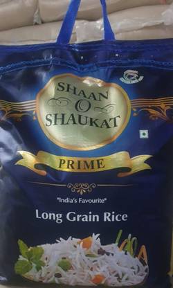 shaan-e-shaukat PRIME 10KG Basmati Rice (Full Grain, Steam)