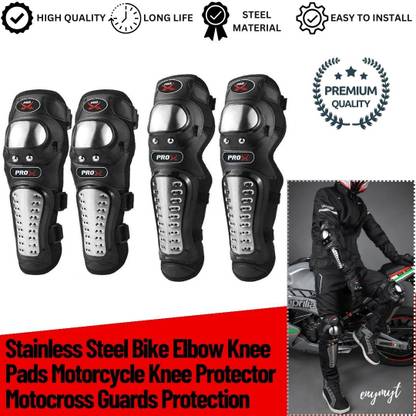 ENEMYT Knee Guard, Elbow Guard Free Black