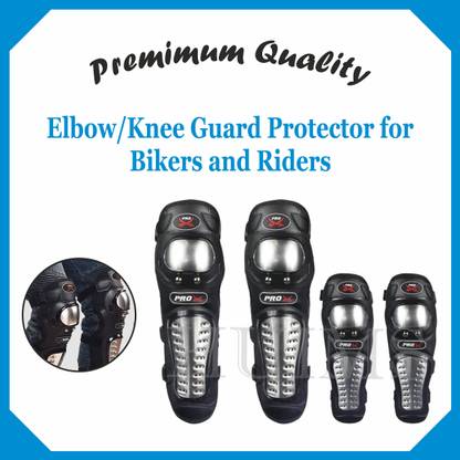 Allowing Elbow Guard, Knee Guard Free Black