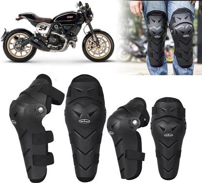 AUTO PEARL Protective Elbow Guard/Knee and Shin Guards Elbow Guard, Knee Guard, Shin Guard Free Black