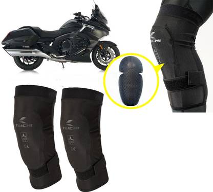 AUTO PEARL Protective Knee Sleeve 2nd Skin Black Arti-Lage Foam Pads for K 1600 Elbow Guard, Knee Guard, Shin Guard Free Black