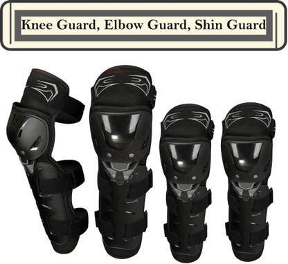 Allowing Flexible Breathable Elbow & Knee Guard Elbow Guard, Knee Guard Free Black