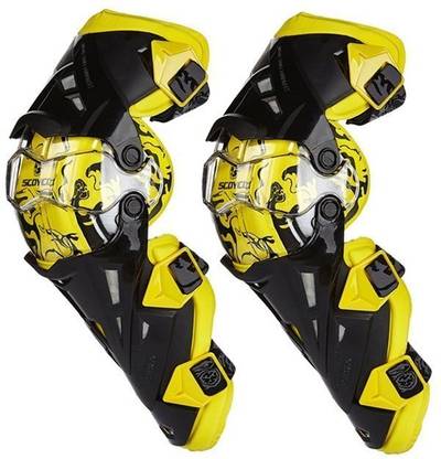 acube mart Knee Guard Free Black, Yellow