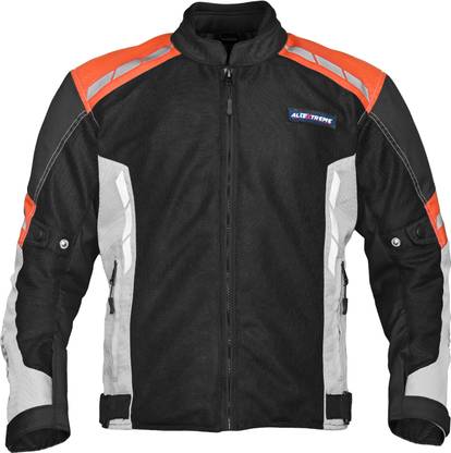 ALLEXTREME TURBO Riding Jacket Racer Protection Armour With Night Visibile Sticker for Men Riding Protective Jacket
