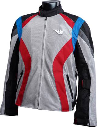 V11 AK65 Persona Collection - Probase Armour protection (Red/Blue, XL) Riding Protective Jacket