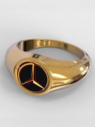 Vipunj VEDANSH ENTERPRISES STYLISH GOLD,SILVER &TITANIUM PLATED RINGS Brass Zircon Gold Plated Ring