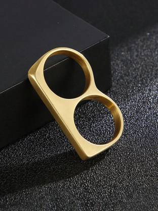 Roadster Trendy Double-Finger Stainless Steel Ring