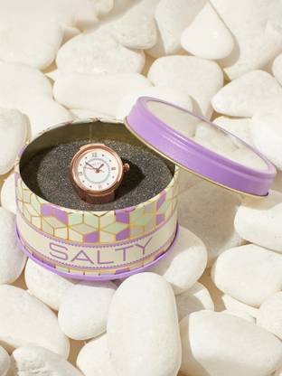 Salty Ring Watch for Women I 6 Months Warranty | Adjustable Band | Unique Design Copper Ring