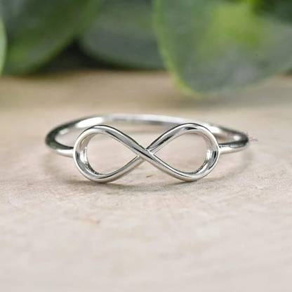 MK Gallery Ring Brass Silver Plated Ring
