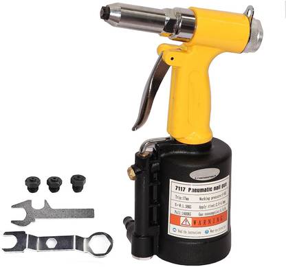 KANABEE Industrial Riveters Air Pneumatic Riveter Gun Rivets Heavy Duty Fast Hitting Rivet Gun