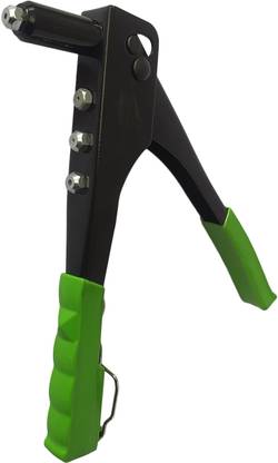 Inditrust new 9.5 inch Green Hand Riveter gun 2.4mm, 3.2mm, 4.0mm, 4.8mm Heavy Duty Squeeze Rivet Gun