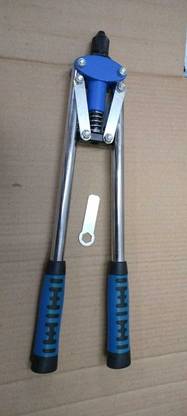PROCUT Industrial Use Double Hand Lever Type Riveter Gun 17” Heavy Duty Fast Hitting Rivet Gun