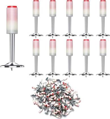 bajud Nails for Manual Steel Nail Gun, Round Nails Wall Fastening Tool Rivet-50PCS Heavy Duty Fast Hitting Rivet Gun