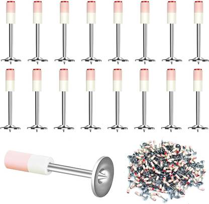 CUZWAVE 01 7.3mm Nail Gun Manual Steel Nails, Round Nails 100 pcs Rivet Cordless  Nailer