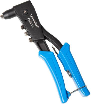 taparia PRO Hand Riveter Gun 10" (254mm) Professional Model for Automotive Construction Heavy Duty Squeeze Rivet Gun