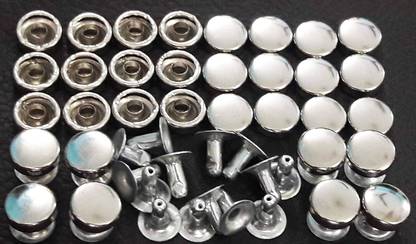 Tia Rivet Button Round Shaped Metal Rivets for DIY Leather Shoes Bag (10mm) Rivet