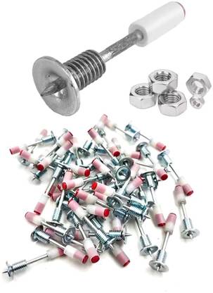 MYHEART 50 PCS Mini threaded cannon nail M8 with threaded nail Rivet