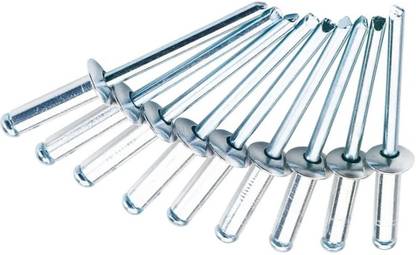 rt sense 3.2mm X 20mm Steel Aluminium (1/8" X 3/4" inch) Blind(POP) Rivets (50 Pcs) Rivet