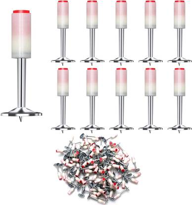 parspar Nails for Manual Steel Nail Gun, Round Nails Wall Fastening Tool Rivet -100PCS Rivet
