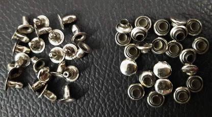 Tia Rivet Button Round Shaped Metal Rivets for DIY Leather Shoes Bag (5mm) Rivet